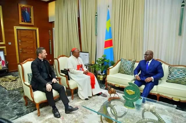 RDC: le Cardinal Ambongo chez Félix Tshisekedi dans un moment pas comme les autres