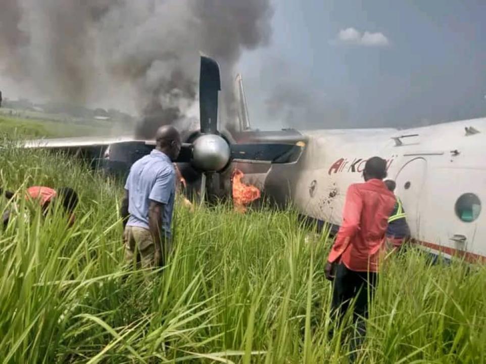 Tanganyika: un aéronef rate son atterrissage en urgence à Kongolo